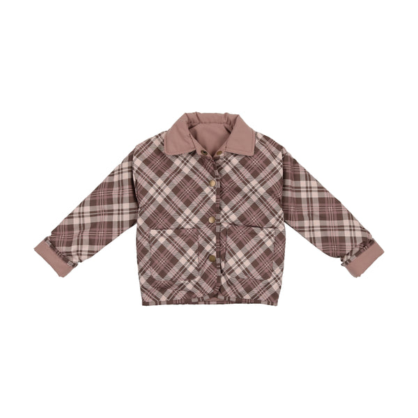 Shop Maniere, Reversable Plaid Jacket