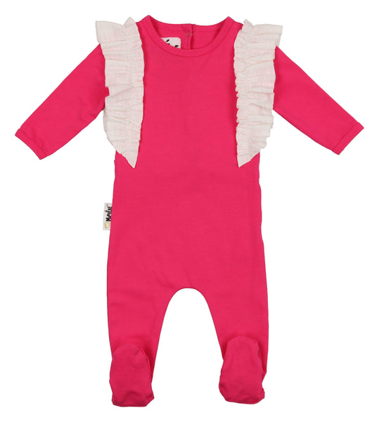 Ruffle Sleeve Footie Ruffle Sleeve Footie
