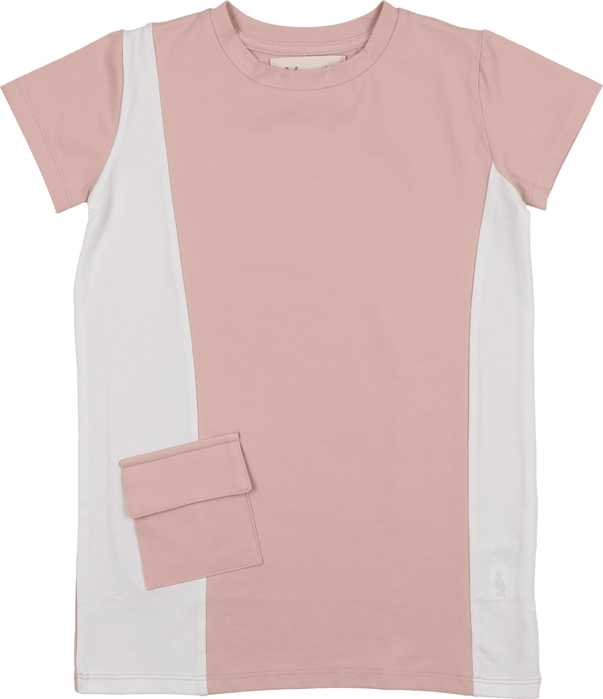 Colorblock Pocket Short Sleeves Tee - Maniere