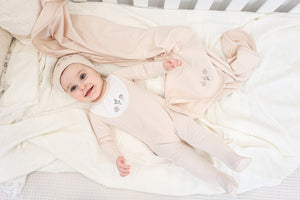 Embroidered Bib Blanket