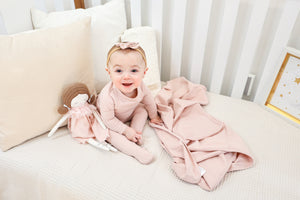 Embroidered Yoke Blanket