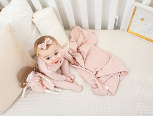 Embroidered Yoke Footie