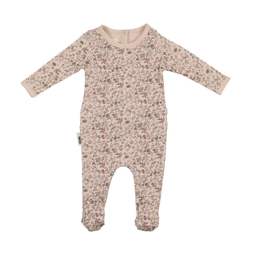 Elegant Floral Footie