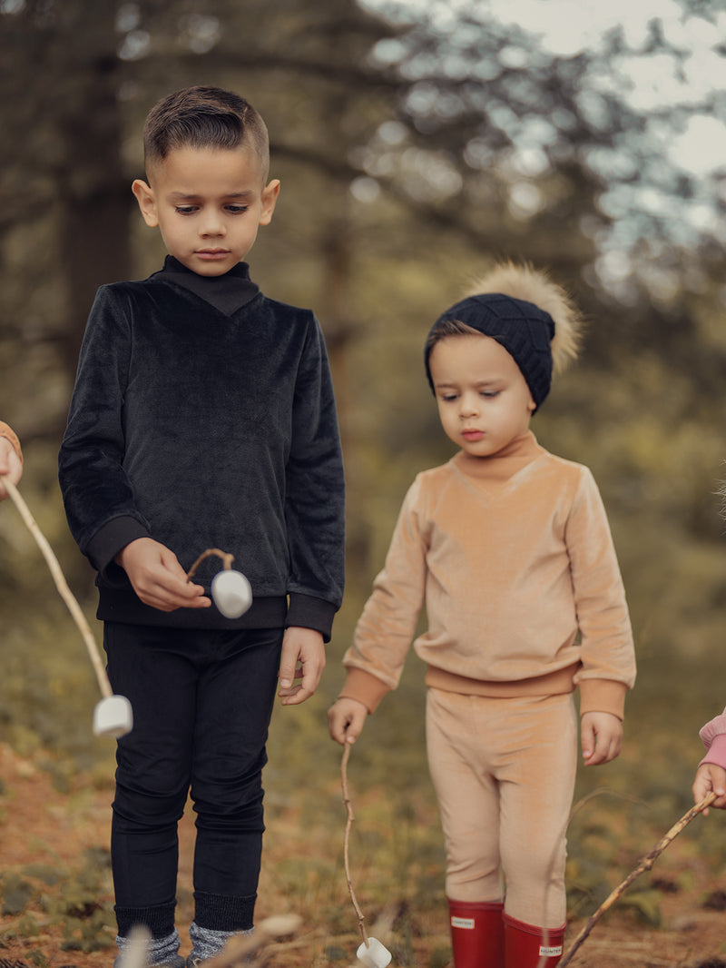 Boys Velour Turtleneck