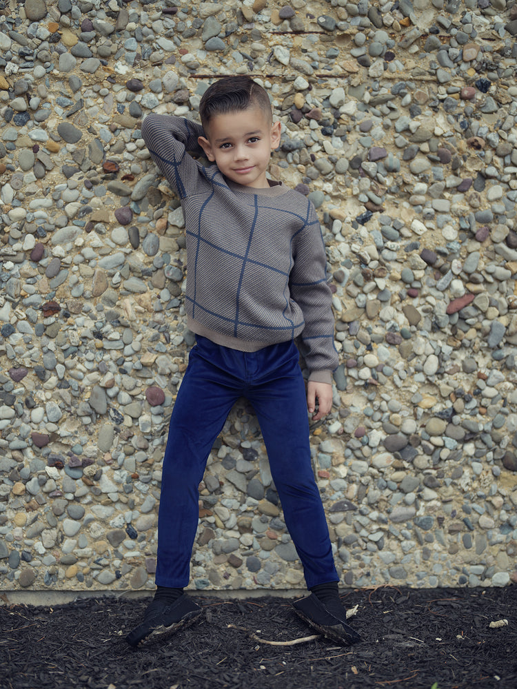 Shop maniere, Boys Velour Dress Pants Black / 5Y Shop maniere, Boys Velour Dress Pants Black / 5Y