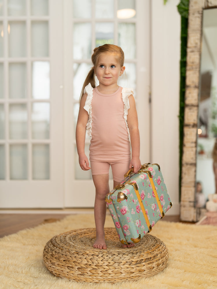 S22 Ruffle Sleeve Short Set