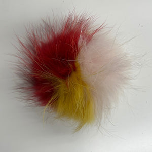 Genuine Raccoon Fur Pom Pom