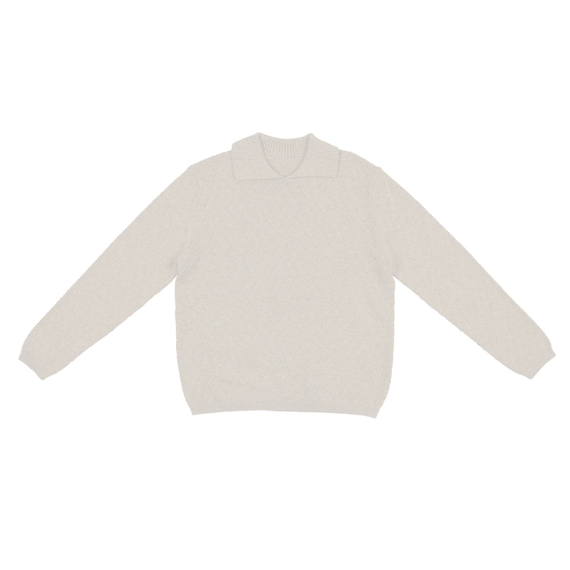 Argyle Fine Knit Sweater
