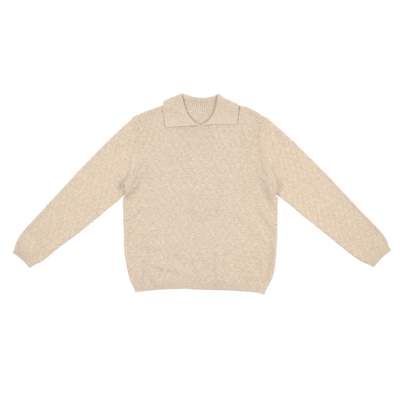 Argyle Fine Knit Sweater