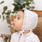 Berry Floral Bonnet