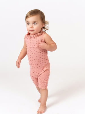 Berry Floral Romper