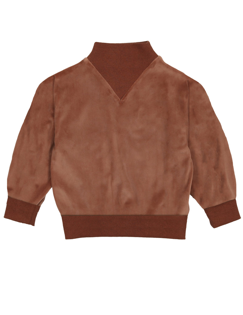 Boys Velour Turtleneck
