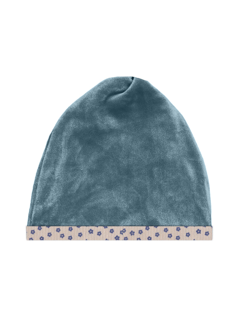 Boy's Velour Collar Beanie