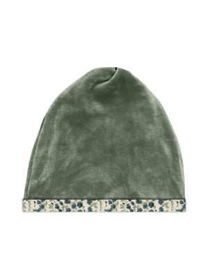 Boy's Velour Collar Beanie