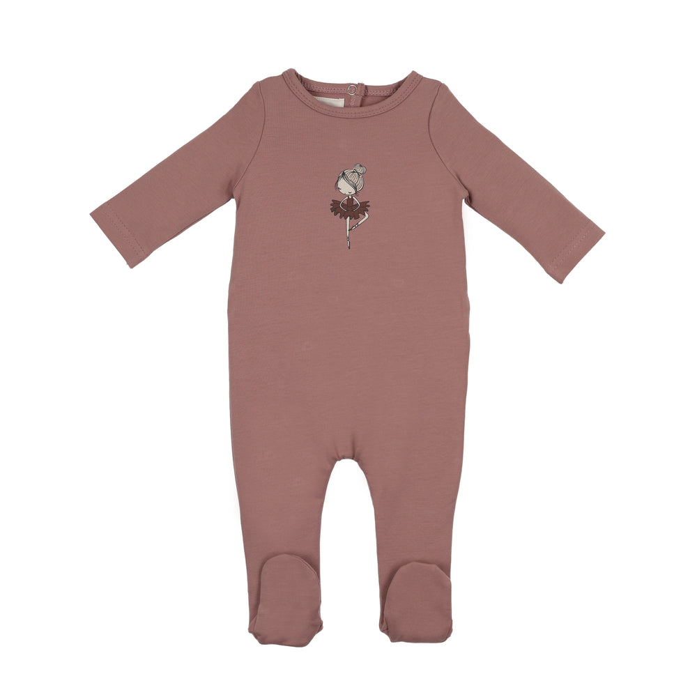 Ballerina Printed Footie