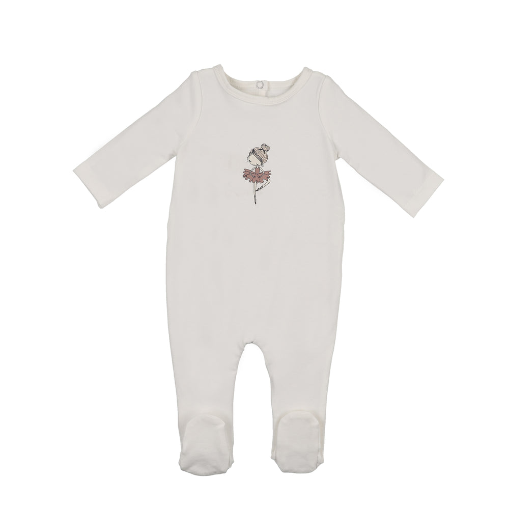 Ballerina Printed Footie