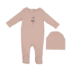 Ballerina Printed Footie