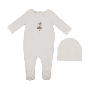 Ballerina Printed Footie