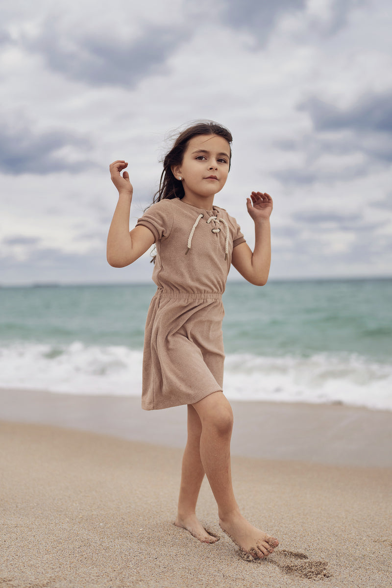 Beach Terry Short Sleeve Dress