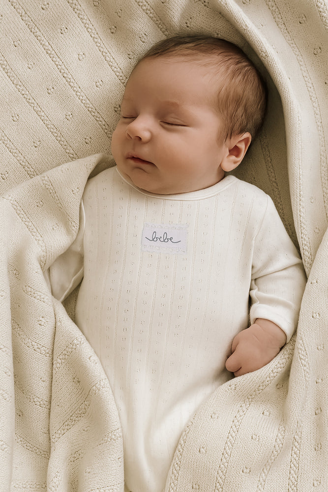 Bebe Pointelle Footie