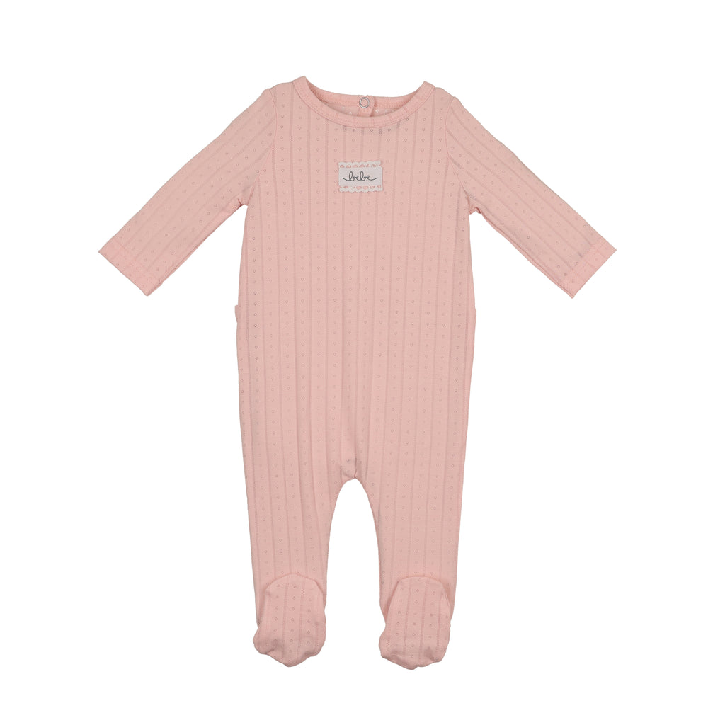 Bebe Pointelle Footie