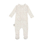 Berry Floral Footie