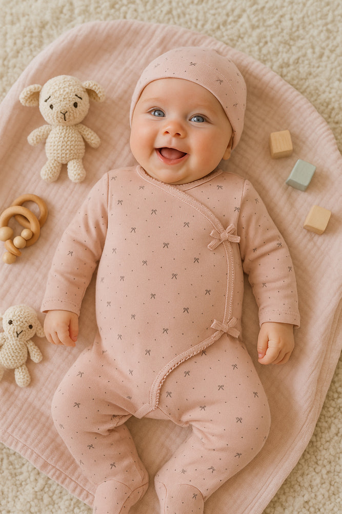 Bow Wrap Footie