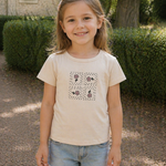 Boxy Belt Bag Girls Short Sleeve Shirt