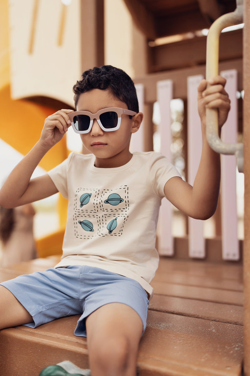 Boxy Belt Bag Boys Short Sleeve Shirt