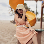 Boxy Belt Bag 3/4 Sleeve Dress
