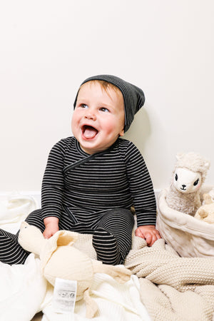 Button Wrap Beanie