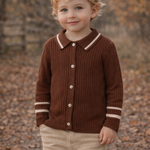 Contrast Stripe Cardigan