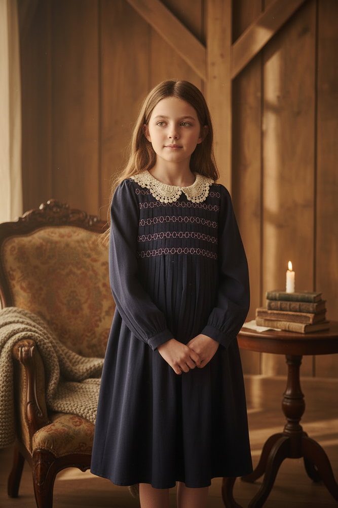 Crochet Collar Dress
