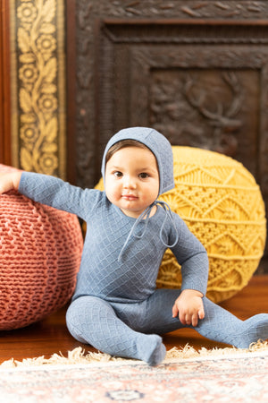 Chunky Cable Knit Bonnet