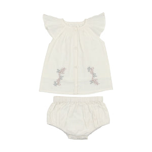 Delicate Floral Girl's 2Pc Set