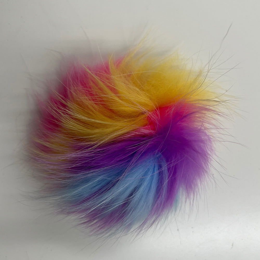 Genuine Raccoon Fur Pom Pom