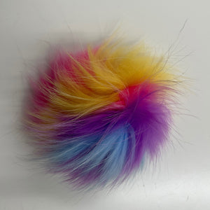 Genuine Raccoon Fur Pom Pom