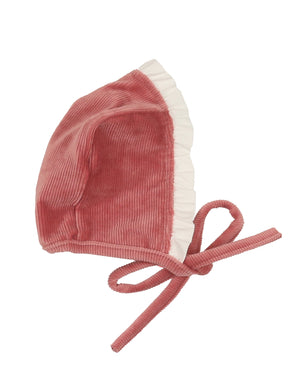 Embroidered Collar Bonnet