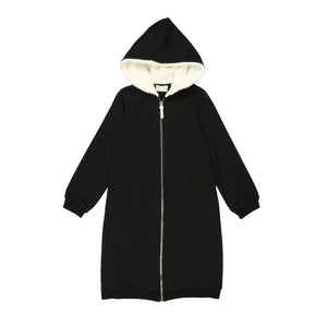 Shop maniere, Zip Faux Fur Hoodie Dress Rust / 6Y Shop maniere, Zip Faux Fur Hoodie Dress Rust / 6Y