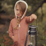 Zip Faux Fur Hoodie Dress