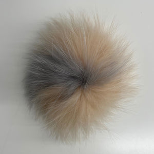 Genuine Raccoon Fur Pom Pom