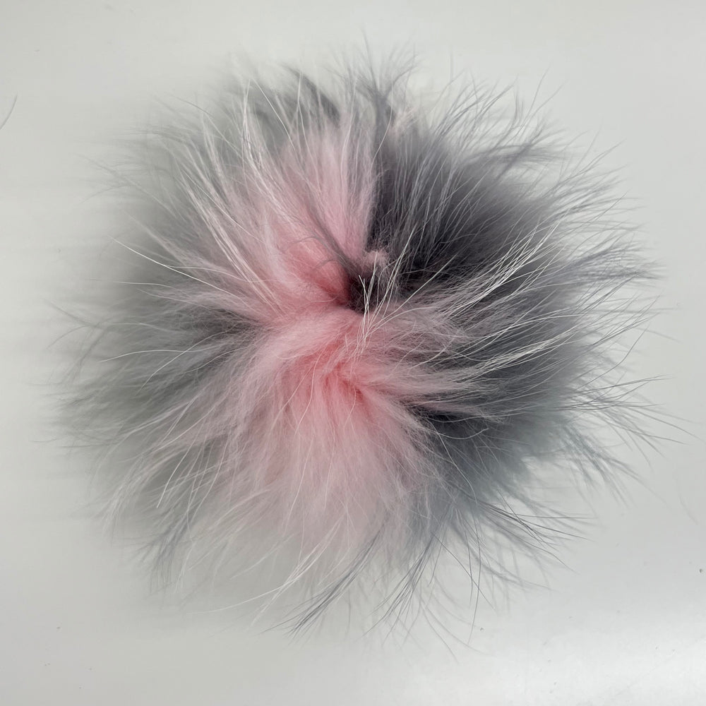 Genuine Raccoon Fur Pom Pom