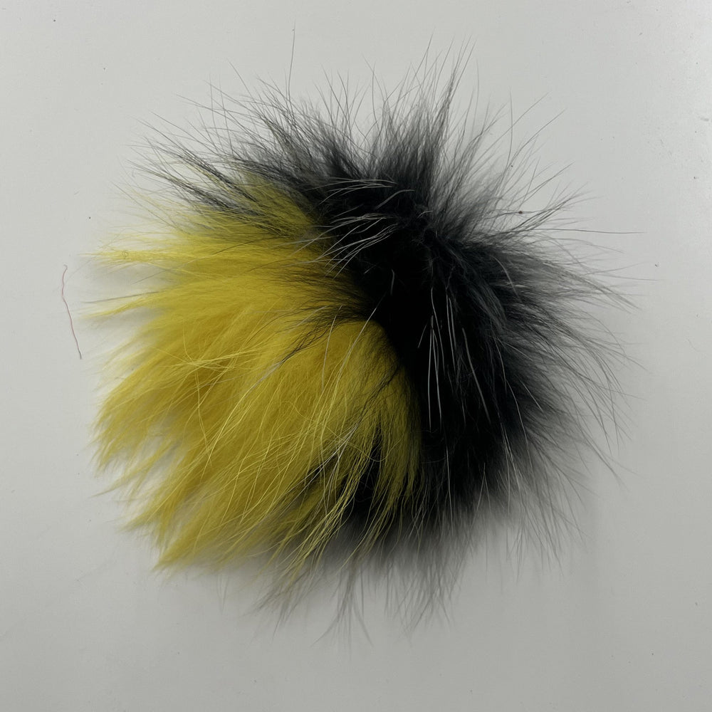 Genuine Raccoon Fur Pom Pom