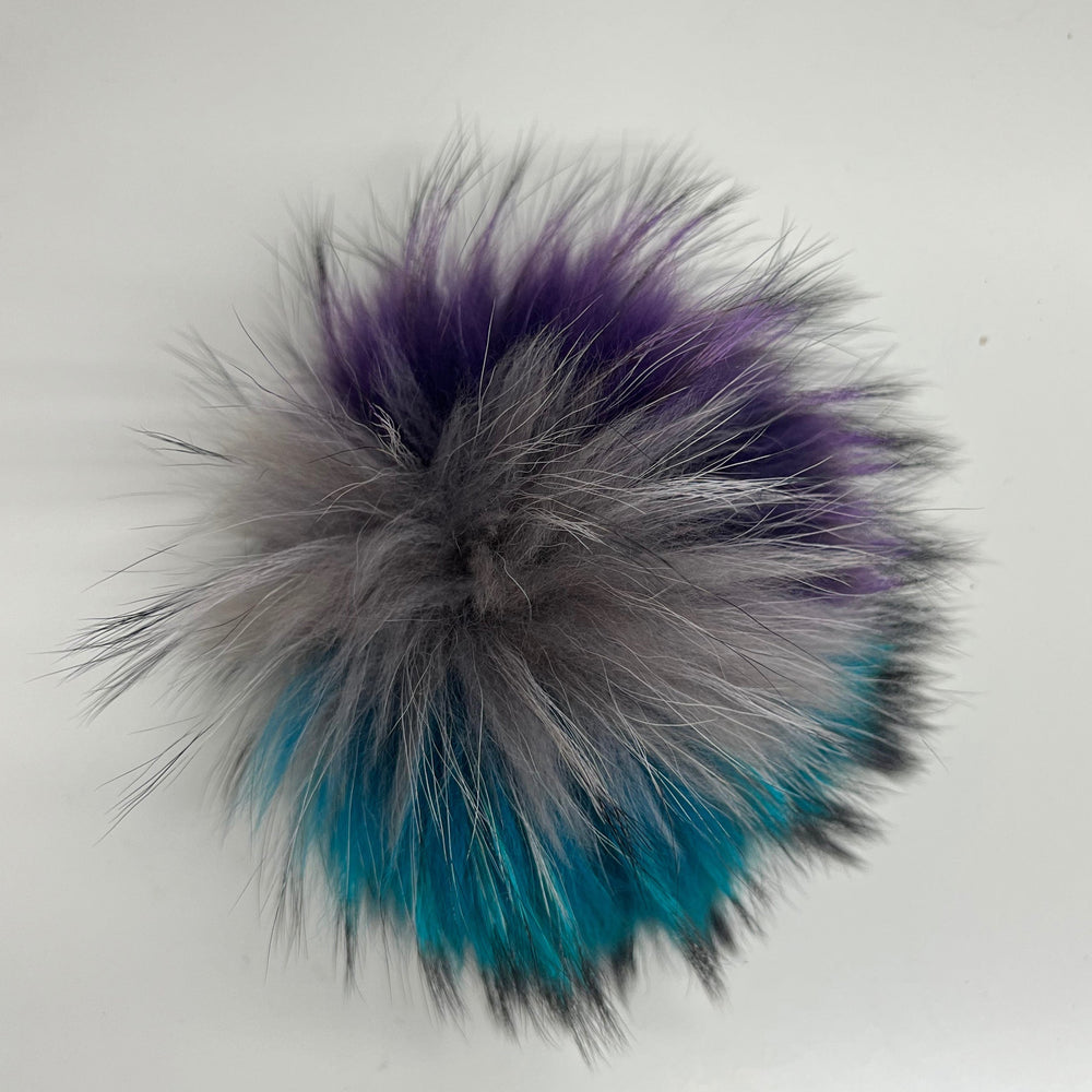Genuine Raccoon Fur Pom Pom
