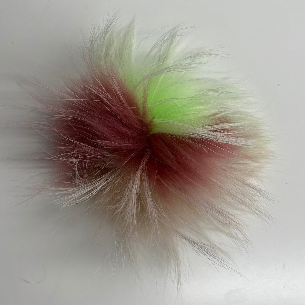 Genuine Raccoon Fur Pom Pom