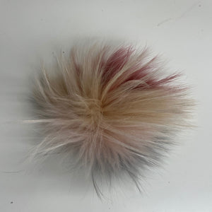 Genuine Raccoon Fur Pom Pom