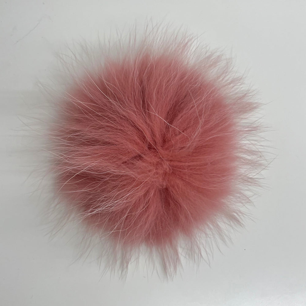 Genuine Raccoon Fur Pom Pom