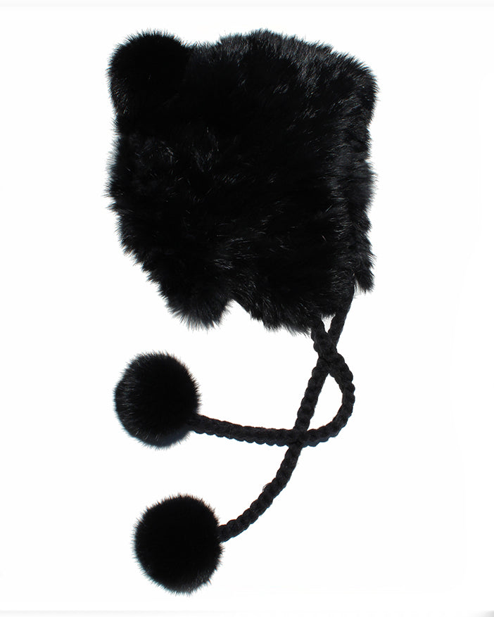 Children's Rabbit Fur Hat