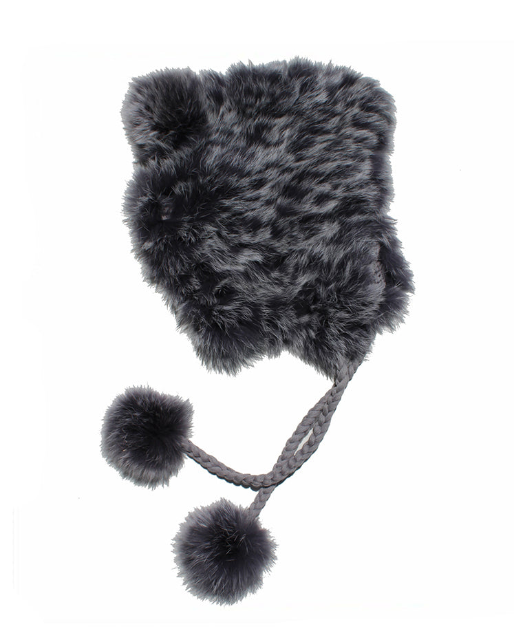 Children's Rabbit Fur Hat