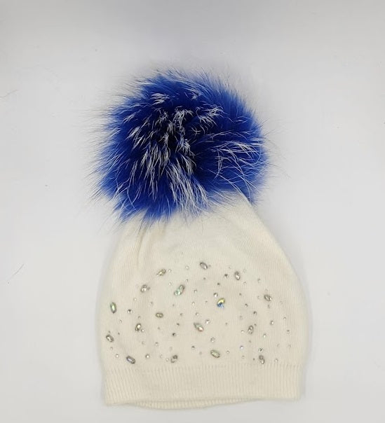 Genuine Raccoon Fur Pom Pom